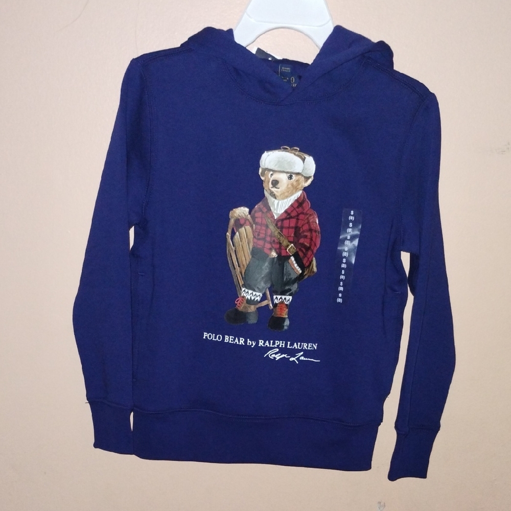 Polo by Ralph Lauren Men's Bear Graphic Hoodie - Navy